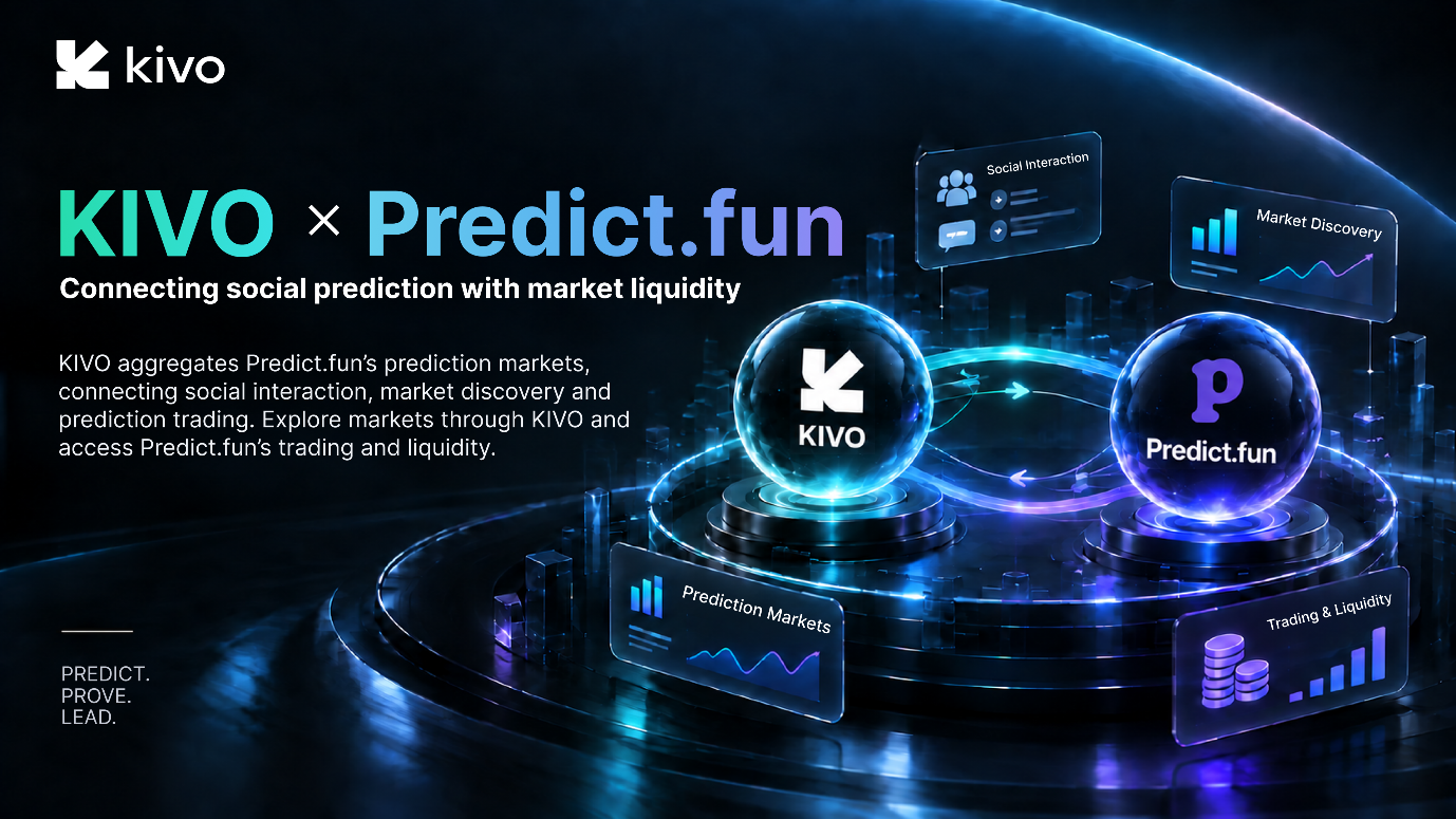 KIVO Expands Prediction Market Connectivity Through Predict.fun Ecosystem Collaboration